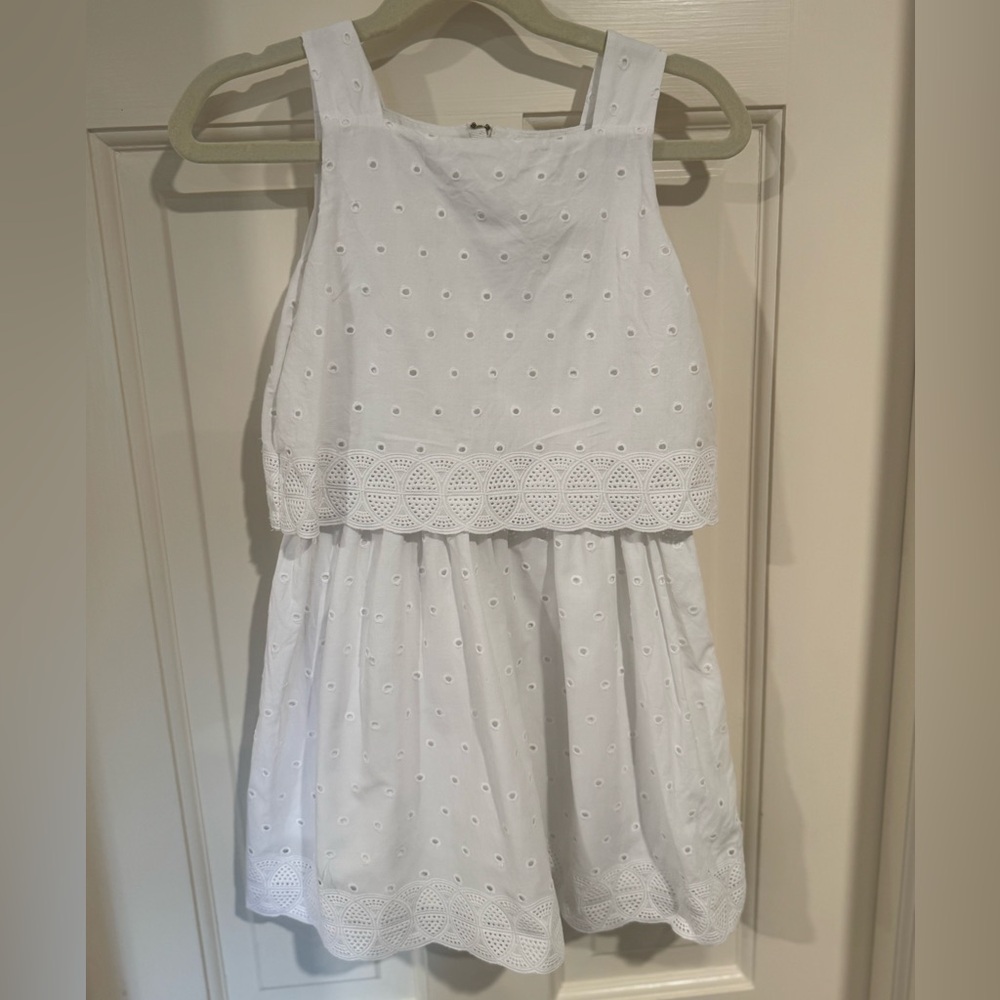 Crewcuts White Eyelet Dress